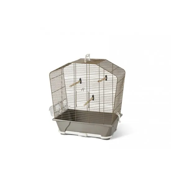 Savic Camille 30 - Метална оборудвана клетка за канарчета и екзотични птици, 45х25х48 см.