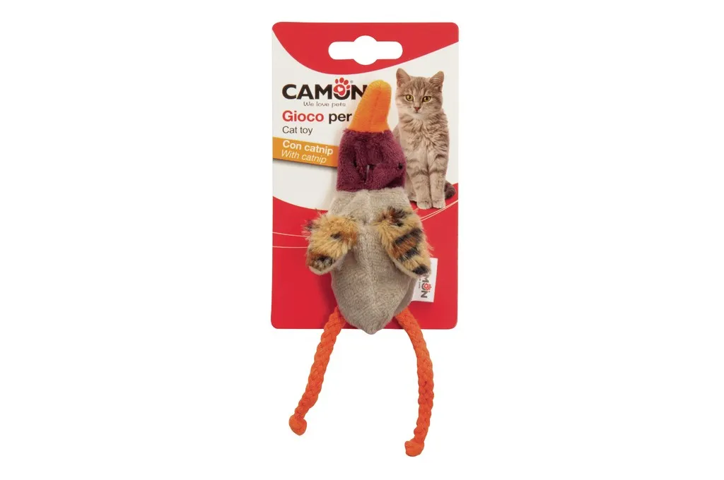 Camon Cat toy - polyester duck - Играчка за котки във форма на пате, 10 см.