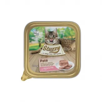 Mister Stuzzy Cat With Ham - Пастет за израснали котки с шунка, 7 броя х 100 гр.