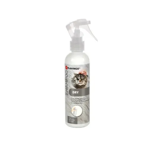 Flamingo Cat Dry Easy Clean Spray Shampoo - Сух шампоан за котки, 200 мл.
