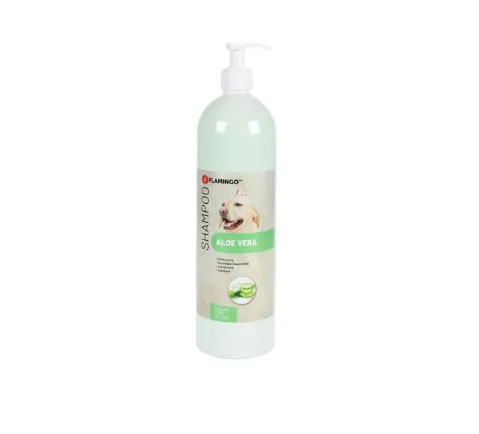 Flamingo Shampoo - Овлажняващ шампоан за кучета с всякакъв тип козина с алое вера, 1 литър