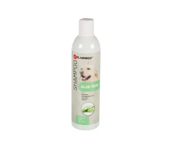 Flamingo Shampoo -Овлажняващ шампоан за кучета с всякакъв тип козина с алое вера, 300 мл.