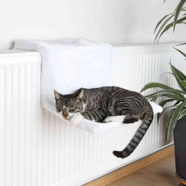 Trixie Radiator Bed - Облегалка за котки за радиатори, 45 × 24 × 31см.- бяла  1