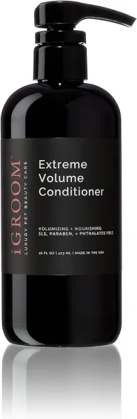 iGroom Extreme Volume Conditioner - Балсам за кучета, формулиран с комплекс от хидролизирани протеини, 189 л.