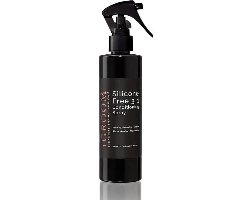 SILICONE FREE 3-1 CONDITIONING/DETANGLING SPRAY - Спрей  за кучета, 3 в 1, разплитане, кондициониране и омекотяване на козината, 237 мл.