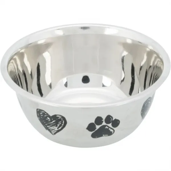 Trixie Stainless Steel Bowl - Купа за кучета за храна и вода с неплъзгащо дъно, 500 мл 1