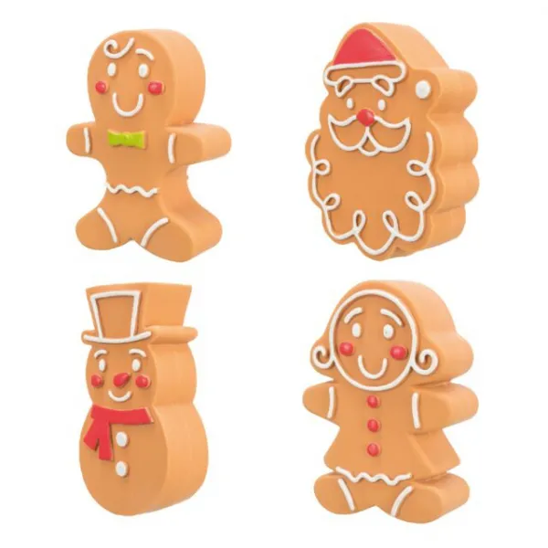 Trixie Gingerbread Figure - Коледни играчки за кучета със звук, 11см.