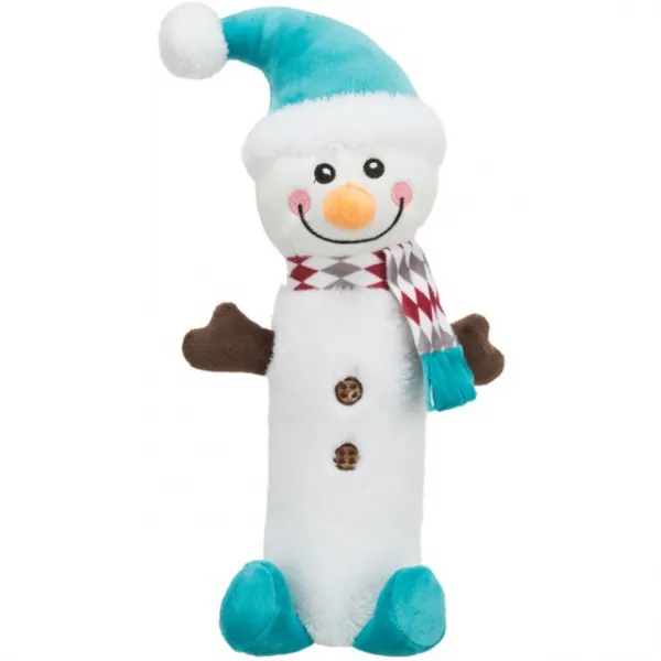 Trixie Christmas toy - Забавна коледна играчка за кучета във форма на снежен човек, 38 см.