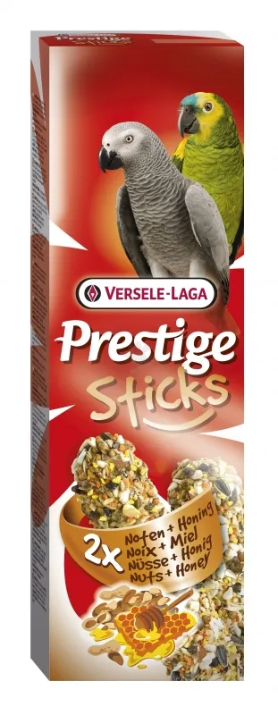 Versele-Laga - Parrots Nuts & Honey 2 pieces - стик за големи папагали с ядки и мед - опаковка 140 г (2 бр. х 70 гр.)