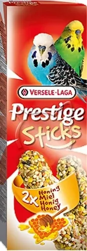 Versele-Laga - Budgies Honey - стик за вълнисти папагали с мед - опаковка 60 г (2 бр.х 30 гр)
