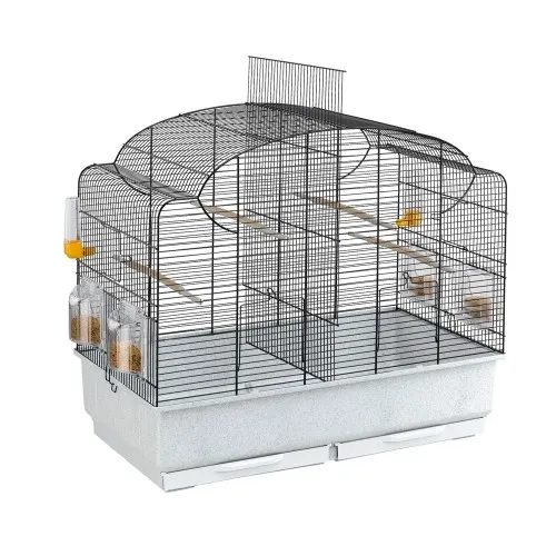 Ferplast - Canto Canary and small exotic bird cage - Оборудвана клетка за канарчета, екзотични и други малки птици, 71 х 38 х 60,5 см. 2