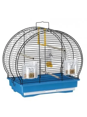 Ferplast - Cage Luna 1 Black - Оборудвана клетка за канарчета, екзотични и други малки птици - размер 40 x 23,5 x 38,5 см. 2