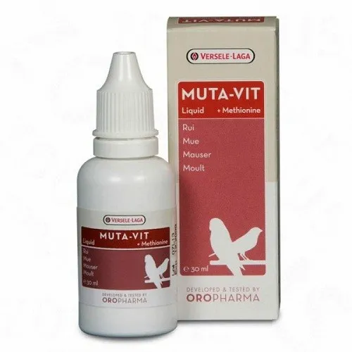 Versele-Laga - Muta- Vit Liquid Течна хранителна добавка за птици - опаковка 30 мл