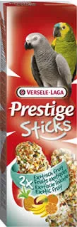 Versele-Laga - Sticks Parakeets Exotic Fruit Деликатесна допълнителна храна за средно големи папагали - опаковка 140 г (2 бр. х 70 г)