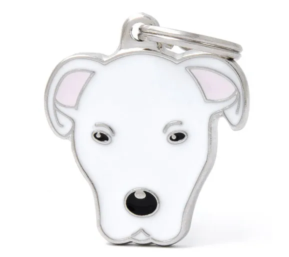 My Family dog Tag - Модерен медальон за кучета от порода Дого Аржентино, 3.1/3.3 см.