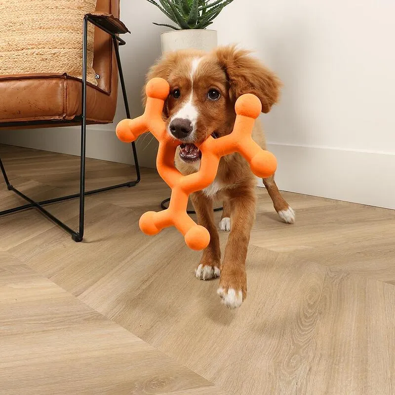 Duvo Dawg Science - Забавна играчка за кучета във форма на молекула, 27 см. 2