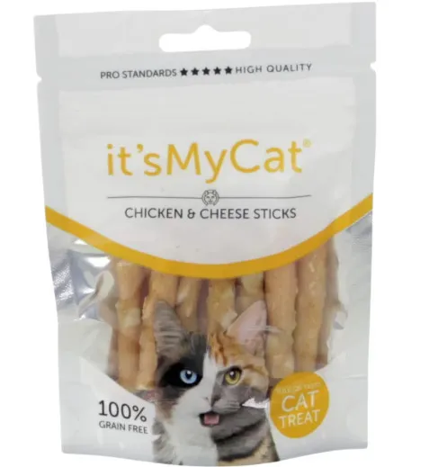 It`s My Cat - Лакомство за котки, солети с пилешко и сирене, 50 гр./2 броя 1