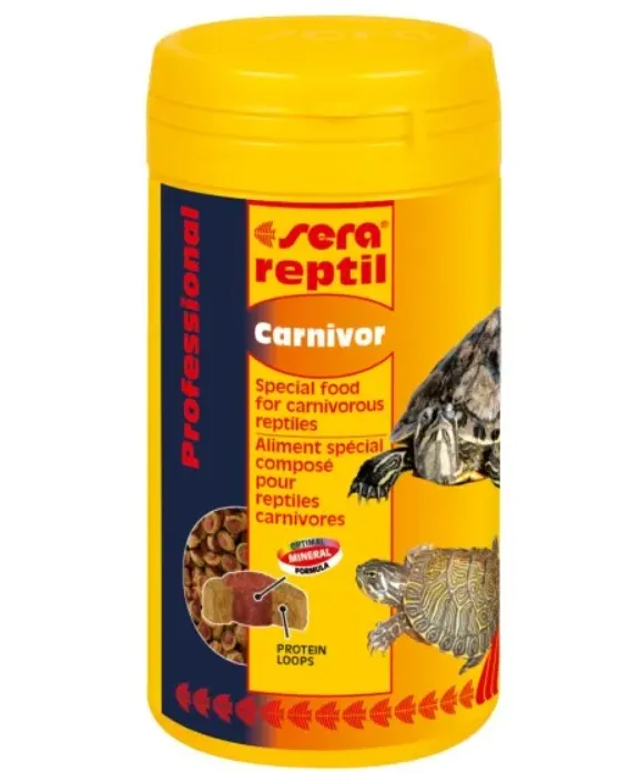Sera Reptil Professional Carnivor-Храна за костенурки и други месоядни влечуги 1000 мл. 1