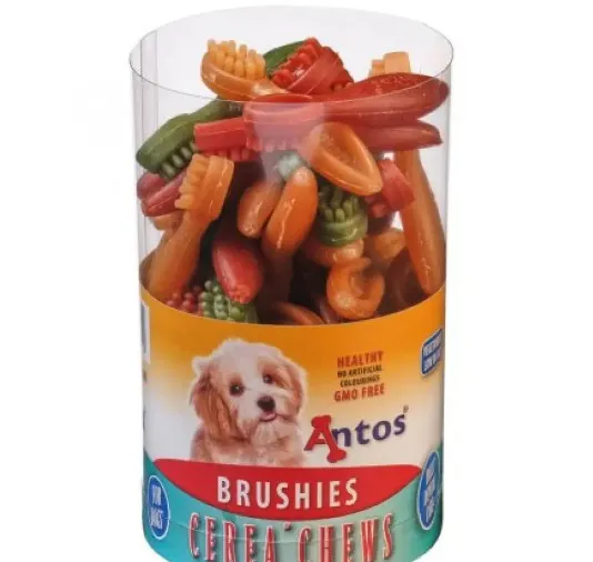 Antos Cerea Brush Puppy - Дентални четки за подрастващи кучета, 5 см, 100гр. кутия 1