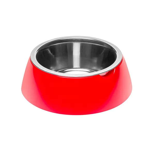 Ferplast Jolie SM Rossa Ciotola -  червена купа за храна или вода за кучета и котки 17,1 x 5,5 см - 500 мл