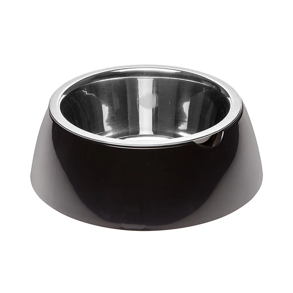 Ferplast Jolie M Nerra Ciotola -  черна купа за храна или вода за кучета и котки 20 x 6,7 см - 850 мл