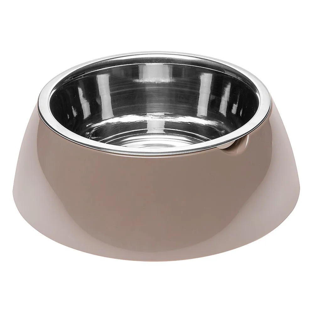 Ferplast Jolie L Tortora Ciotola -  сива купа за храна или вода за кучета и котки 23,3 x 7,5 см - 1200 мл