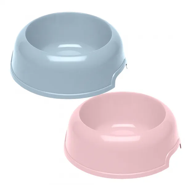 Ferplast Party 2 Puppy Bowl -  розова или синя пластмасова купа за кучета за храна или вода 14,5 x 3,6 см - 200 мл