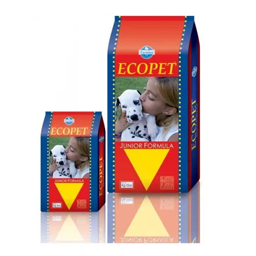 Farmina Ecopet Large Breed Junior - храна за отбити кученца и растящи млади кучета от едри породи; за бременни и кърмещи кучета 18 кг