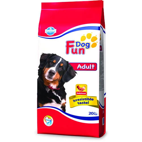 Farmina Fun Dog Adult  -  балансирана храна за кучета в зряла възраст с нормална физическа активност 20 кг