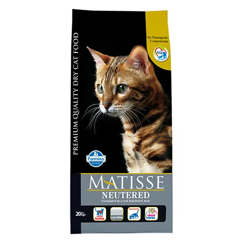 Farmina Matisse Neutered - пълноценна храна за кастрирани котки за идеално телесно тегло 20.00 кг