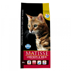 Farmina Matisse Chicken & Rice -  храна за котки в зряла възраст с нормални нива на физическа активност с пиле и ориз 20.00 кг