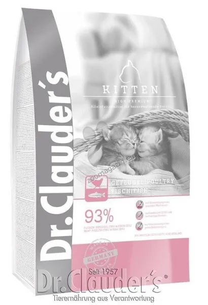 Dr. Clauder's Cat Kitten -суха храна за малки котета до 12 м с вкус на пилешко 400 гр