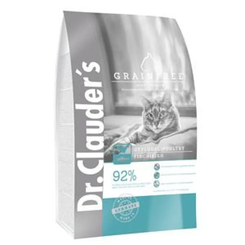 Dr. Clauder's Cat Adult Grainfree - беззърнена храна за чувствителни котки над 1г с вкус на пилешко 400 гр