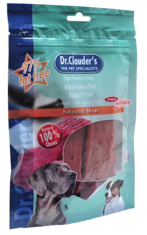 Dr.Clauder's Filet /pre biotik/ - филе от заек за кучета, 2 броя х 80 гр.