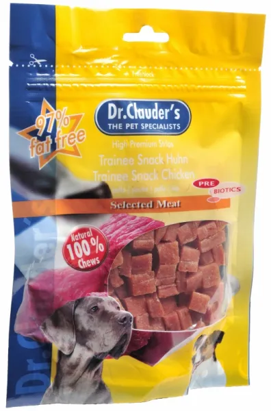 Dr.Clauder's Snack /pre biotik/ -  с пилешко месо за кучета, 2 броя х 80 гр.
