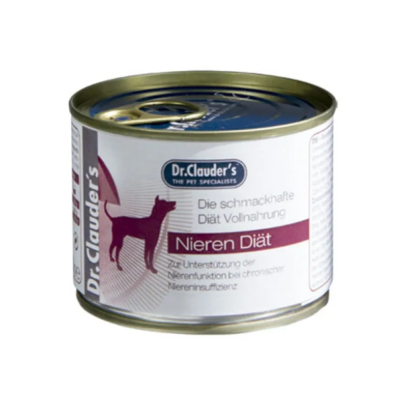 Dr.Clauder's Kidney Diet - Терапевтична диетична храна за котки с хронична бъбречна недостатъчност, 3 броя х 200 гр.