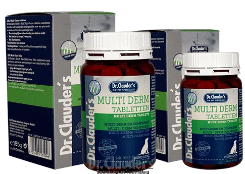 Dr.Clauder's Multi-Derm tab-хранителна добавка на таблетки за козина и кожа при кучета 450 гр