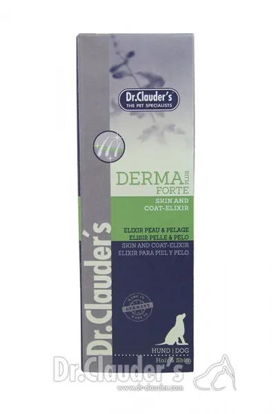Dr.Clauder's Derma Plus Forte SERUM - добавка за козината и кожата при кучетата с хилоронова киселина 100мл