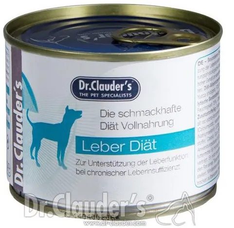 Dr.Clauder's Super Premium LPD Liver Diet - терапевтична диетична храна за кучета с хронична чернодробна недостатъчност, 2 броя х 400 гр.