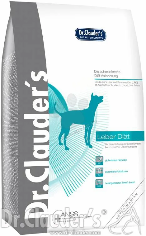 Dr.Clauder's Super Premium LPD Liver Diet - терапевтична диетична храна за кучета с хронична чернодробна недостатъчност 1кг