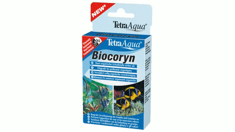 TetraAqua Biocoryn 24 таблетки - засилва разграждането на органични замърсители