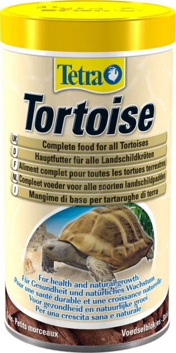 Tetra Tortoise Храна за сухоземни костенурки и растителноядни влечуги - 500мл