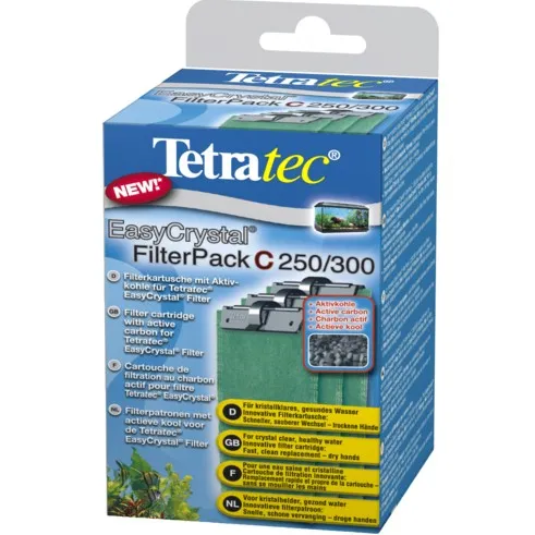 Tetratec EasyCrystal FilterPack C250/300 - Касети за филтър с активен въглен 1