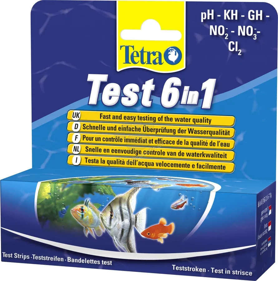 TetraTest 6in1 - тест за качество на водата 25 ленти