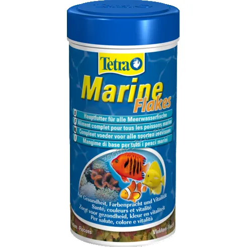 Tetra - Marine Flakes - храна на люспи за морски рибки 250 мл.