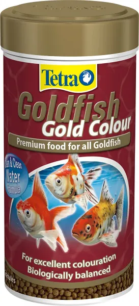 Tetra Goldfish Colour Granules - храна за златни рибки за наситени цветове 250мл.