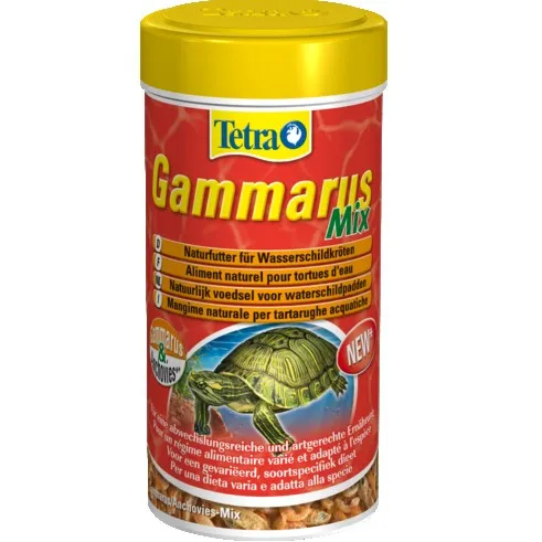 Tetra Gammarus Mix - храна за водни костенурки с гамарус 250мл/