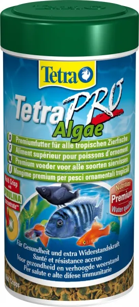 Tetra - TetraPro Algae - универсална храна за всички видове тропически риби с алга 100 мл.