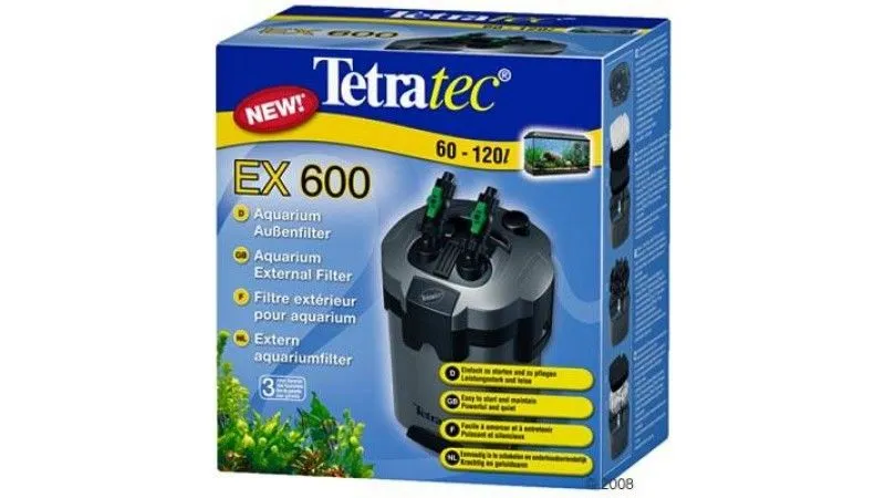 Tetratec EX 600 - външен филтър 600 л/ч., подходящ за аквариуми от 60 до 120 литра