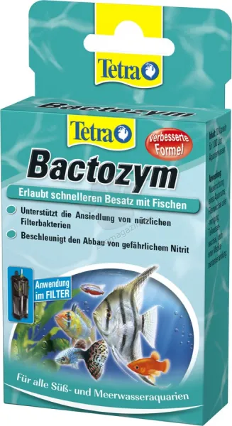 Tetra Aqua Bactozym - препарат за създаване на биологична активност 100 капсули 